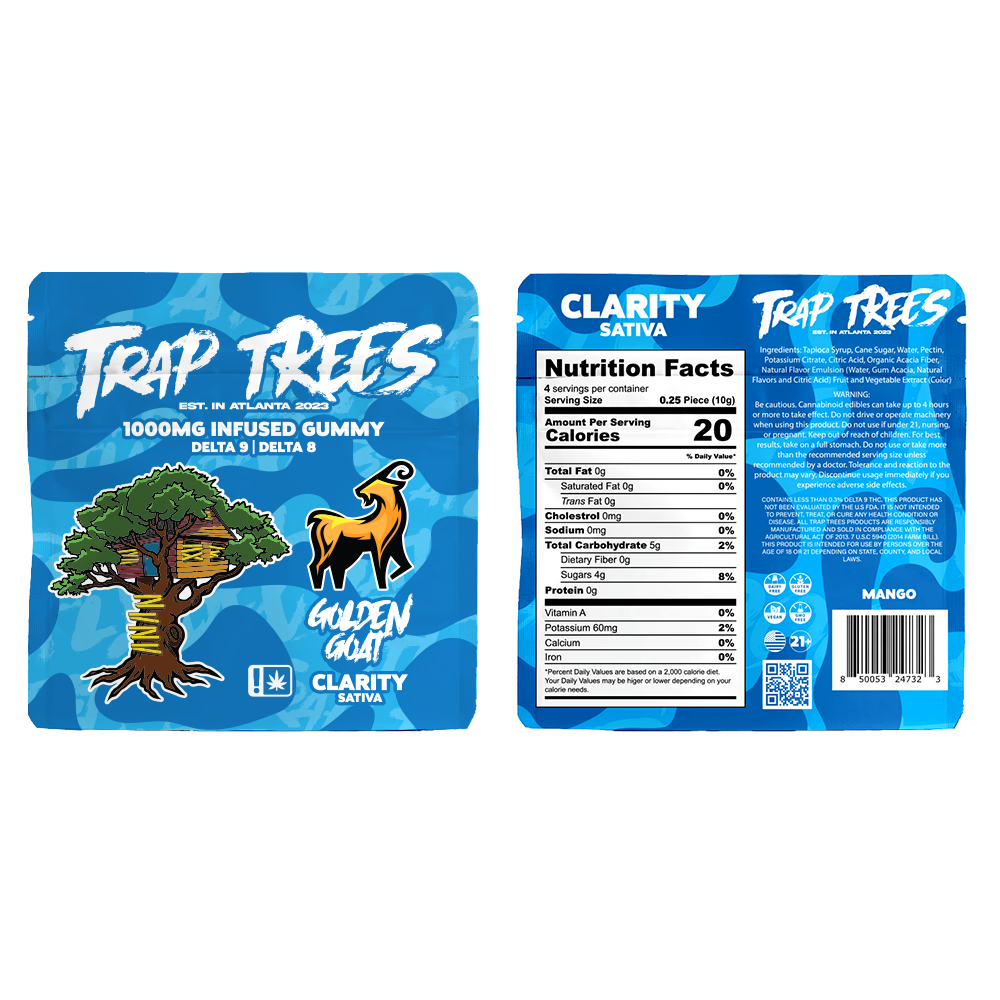 Trap Trees 10,000mg Gummies (10 count x 1,000mg each)