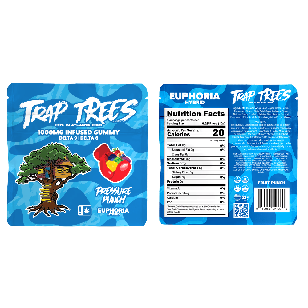 Trap Trees 10,000mg Gummies (10 count x 1,000mg each)